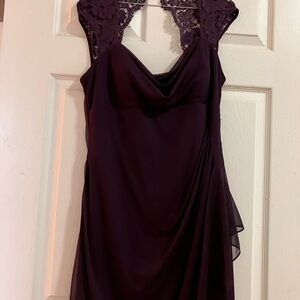 Sexy burgandy dress, worn one time for a wedding.